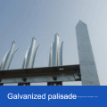 Hot DIP Galvanized Steel Palisade Fence / Powder Coated Palisade Fence